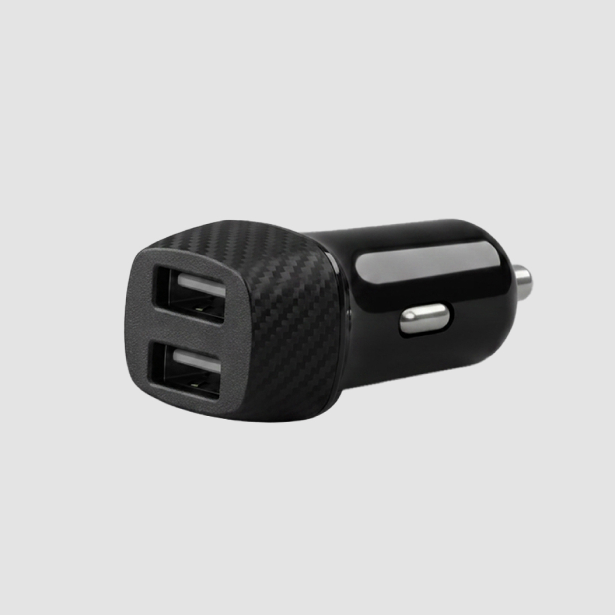 Dual Car Charger - Black
