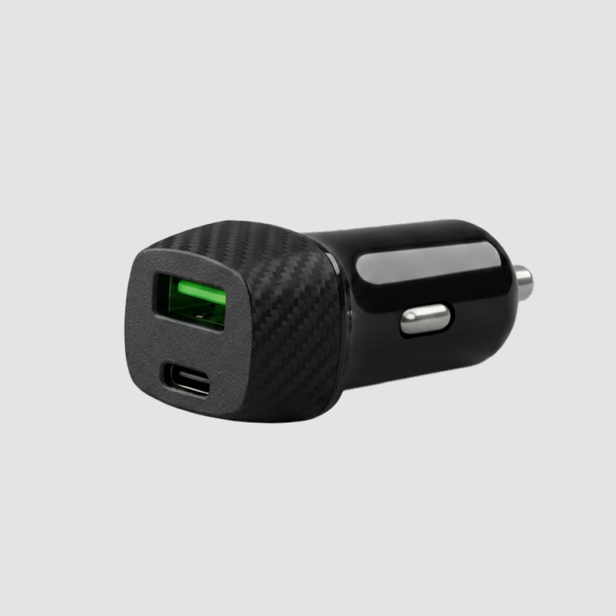 Car Charger Type-C + Type-A 30W