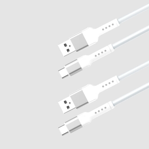 Silicone Charging Cable Combo - Type A to Type C